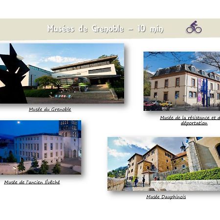 Le 62 - Spacieux T2 Avec Jardin, Parking & Tramway Grenoble Exterior foto